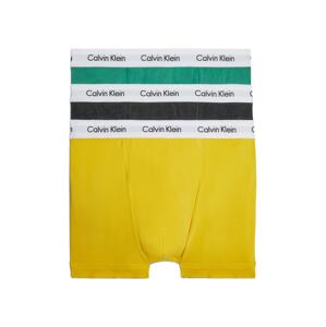 Calvin Klein Underwear Boxerky  žltá / tmavosivá / nefritová / biela