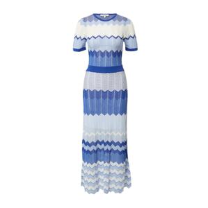 Morgan Pletené šaty 'RAYA'  námornícka modrá / indigo / pastelovo modrá / biela