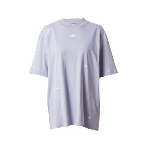 ADIDAS SPORTSWEAR Funkčné tričko  sivá / fialová / biela