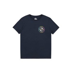 QUIKSILVER Funkčné tričko  námornícka modrá / svetložltá / svetloružová / biela