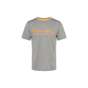 Champion Authentic Athletic Apparel Funkčné tričko  svetlosivá / oranžová