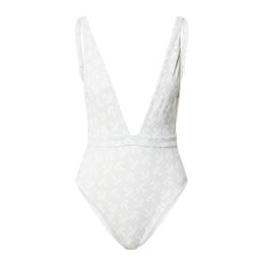 Tommy Hilfiger Underwear Jednodielne plavky  biela / šedobiela