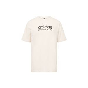 ADIDAS SPORTSWEAR Funkčné tričko 'All Szn Graphic'  béžová / čierna