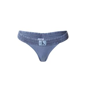 Calvin Klein Swimwear Bikinové nohavičky  modrá denim / tmavomodrá