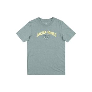 Jack & Jones Junior Tričko 'OUNCE'  dymovo modrá / svetložltá