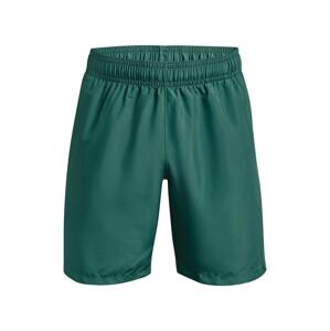 UNDER ARMOUR Športové nohavice  zelená / biela