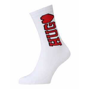HUGO Red Ponožky  karmínovo červená / čierna / biela