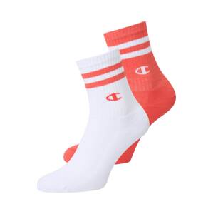 Champion Authentic Athletic Apparel Ponožky  koralová / šedobiela