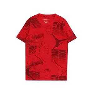 Jordan Tričko  červená / tmavočervená / čierna