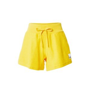 ADIDAS SPORTSWEAR Športové nohavice 'Lounge Terry Loop'  žltá / čierna / biela