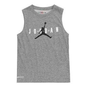 Jordan Funkčné tričko  sivá melírovaná / čierna / biela