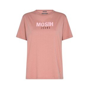 MOS MOSH Tričko  fialová / svetloružová / čierna