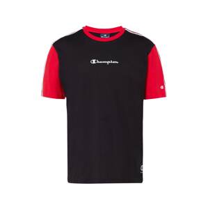 Champion Authentic Athletic Apparel Funkčné tričko  svetlosivá / červená / čierna / biela