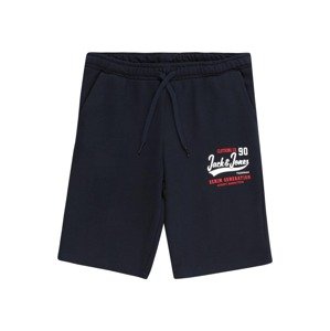 Jack & Jones Junior Nohavice  námornícka modrá / červená / biela