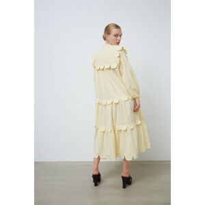 Stella Nova Košeľové šaty 'Loan'  žltá / biela