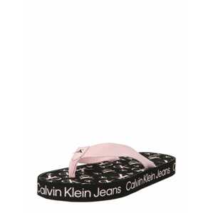 Calvin Klein Jeans Sandále  ružová / čierna