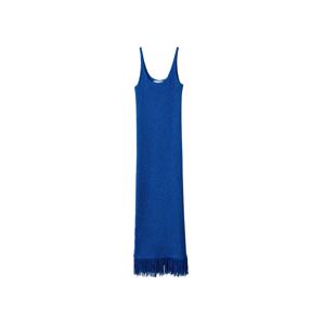 MANGO Pletené šaty 'JAIA'  modrá