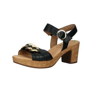 GABOR Remienkové sandále  béžová / zlatá / čierna
