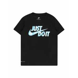 Nike Sportswear Funkčné tričko 'ALL DAY PLAY'  svetlomodrá / čierna / biela