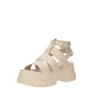 BUFFALO Remienkové sandále  krémová / biela