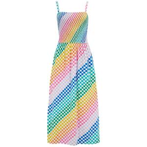 Sugarhill Brighton Letné šaty 'Christabel'  tyrkysová / pastelovo fialová / svetloružová / prírodná biela