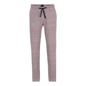 SCHIESSER Pyžamové nohavice  červená / čierna / biela