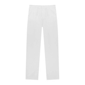 Pull&Bear Plisované nohavice  biela