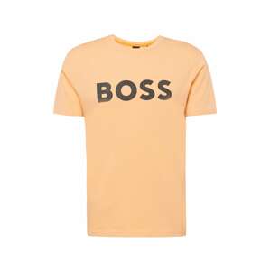 BOSS Orange Tričko 'Thinking 1'  svetlooranžová / čierna