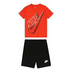 Nike Sportswear Set  ohnivo červená / čierna / biela