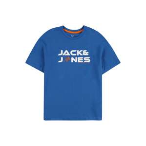 Jack & Jones Junior Tričko  modrá / oranžová / biela