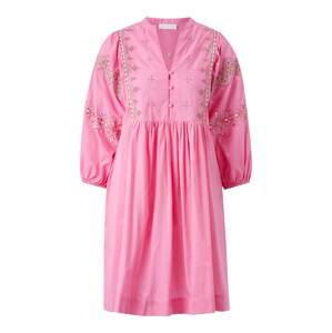 Rich & Royal Košeľové šaty  kaki / ružová / biela
