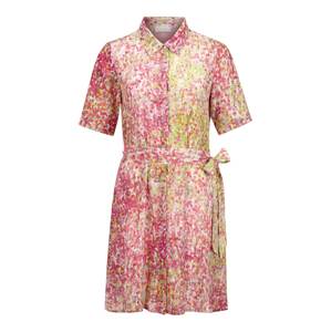 Rich & Royal Košeľové šaty  béžová / svetlozelená / ružová