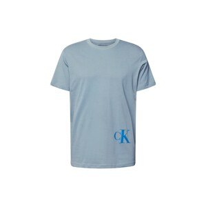 Calvin Klein Jeans Tričko  nebesky modrá / dymovo šedá