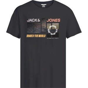 Jack & Jones Junior Tričko 'BOOSTER'  žltá / sivá / oranžová / čierna / biela