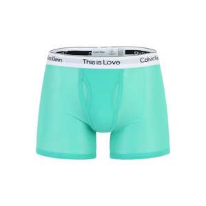 Calvin Klein Underwear Boxerky 'Pride'  nefritová / čierna / biela