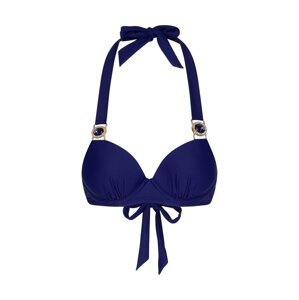 Moda Minx Bikinový top 'Amour Push Up'  námornícka modrá / zlatá