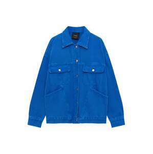 Pull&Bear Prechodná bunda  kráľovská modrá