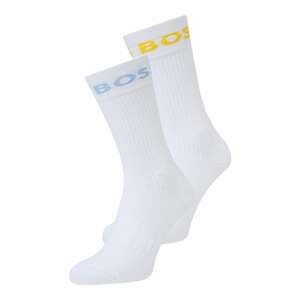 BOSS Black Ponožky  svetlomodrá / žltá / prírodná biela