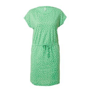 ONLY Letné šaty 'MAY'  zelená / biela