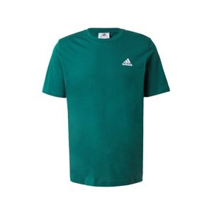 ADIDAS SPORTSWEAR Funkčné tričko 'Essentials'  zelená / biela
