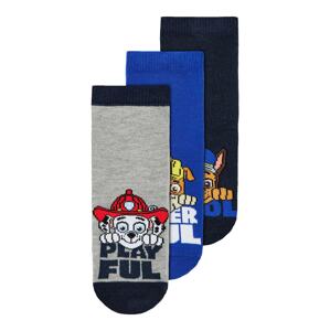 NAME IT Ponožky 'Jion Pawpatrol'  modrá / zafírová / sivá melírovaná / zmiešané farby