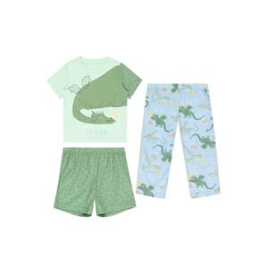 Carter's Pyžamo  svetlomodrá / zelená / mätová