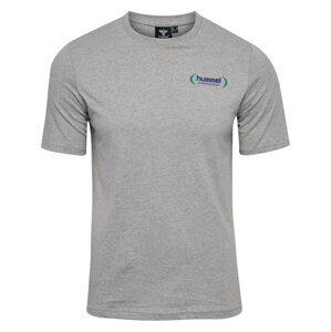 Hummel Funkčné tričko 'Barry'  zafírová / sivá melírovaná / trávovo zelená