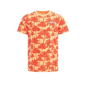 WE Fashion Tričko  oranžová / svetlooranžová