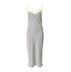 LEVI'S ® Šaty 'Myah Lace Slip Dress'  pastelovo žltá / čierna / biela