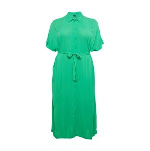 Vero Moda Curve Košeľové šaty 'MENNY'  zelená