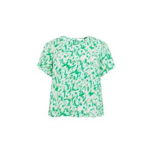 Vero Moda Curve Tričko 'MENNY'  béžová / svetlomodrá / tmavošedá / trávovo zelená
