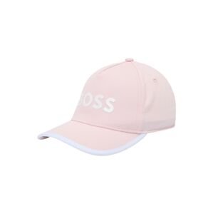 BOSS Kidswear Klobúk  ružová / biela