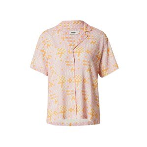 Brava Fabrics Blúzka 'Dizzy Aloha'  oranžová / svetloružová / biela