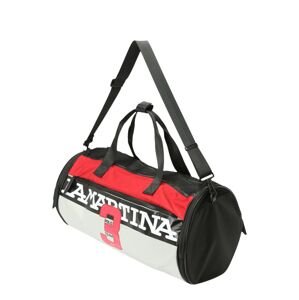 La Martina Športová taška 'Manuel'  červená / čierna / biela